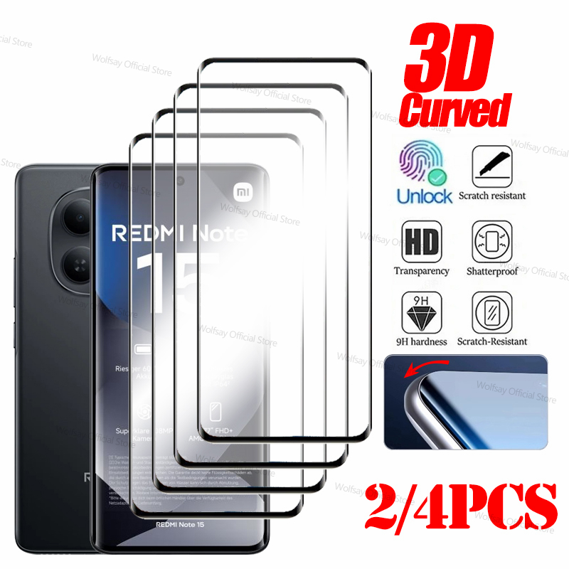 Curved Edge Screen - 2/4 pièces verre à bord incurvé