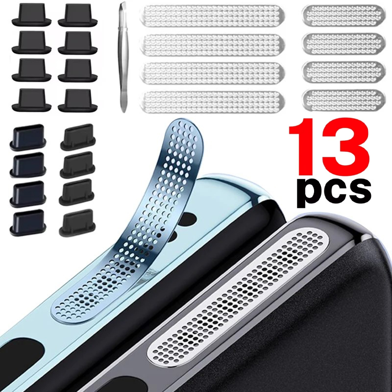 Dust Removal Sticker - Filet autocollant Anti-poussière pour téléphone portable,